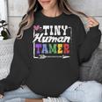 4 Teachers Or Parents Tiny Human Tamer Tee T-Shirt Unisex Sweatshirt, funny design 4 Teachers Or Parents Tiny Human Tamer Tee T-Shirt Unisex Sweatshirt, funny design
