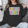 4th Grade Back To School Dalmatian Dots Teacher Student Unisex Sweatshirt, 4th Grade Teacher Gifts, funny design