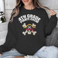 4th Grade Pirate Crew Halloween Costume Cool Teacher Student Unisex Sweatshirt, 4th Grade Teacher Gifts, funny design