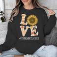 4th Grade Teacher Love Autumn Fall Sunflower Appreciation Unisex Sweatshirt, 4th Grade Teacher Gifts, funny design 4th Grade Teacher Love Autumn Fall Sunflower Appreciation Unisex Sweatshirt, 4th Grade Teacher Gifts, funny design