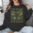 5th Grade Teacher Student Camo Bow Back To School Unisex Sweatshirt, funny design 5th Grade Teacher Student Camo Bow Back To School Unisex Sweatshirt, funny design