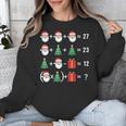 67 Santa Tree Math Teacher Christmas Xmas Humor Unisex Sweatshirt, funny design