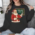 67 Teacher Christmas Santa Six Seven Meme Brainrot Math Joke Unisex Sweatshirt, funny design