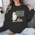 67 Teacher Halloween Ghost Six Seven Meme Math Joke Unisex Sweatshirt, funny design