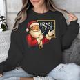 67 Teacher Santa Christmas Six Seven Meme Math Xmas Unisex Sweatshirt, funny design