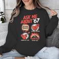 67 History Teacher Teacher 6 7 Overuse '67 Unisex Sweatshirt, History Teacher Gifts, funny design 67 History Teacher Teacher 6 7 Overuse '67 Unisex Sweatshirt, History Teacher Gifts, funny design