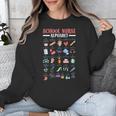 ABC School Nurse Alphabet Student Teacher Health Worker Unisex Sweatshirt, funny design ABC School Nurse Alphabet Student Teacher Health Worker Unisex Sweatshirt, funny design