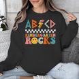 ABCD Kindergarten Rocks Back To School Teacher Kindergarten Unisex Sweatshirt, funny design