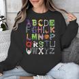 ABCs Alphabet Halloween Learning Kindergarten Teachers Unisex Sweatshirt, funny design