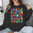 Alphabet Animals ABCs Zoo Kids Boys Girls Teacher Unisex Sweatshirt, funny design
