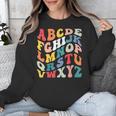 Alphabet Hi Back To School ABC Pre K Kindergarten Teacher Unisex Sweatshirt, funny design