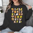 Alphabet Turkey Thanksgiving Costume Preschool Teacher Men Women Unisex Sweatshirt, funny design Alphabet Turkey Thanksgiving Costume Preschool Teacher Men Women Unisex Sweatshirt, funny design