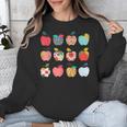 Art Apples Back To School For Teacher Student Unisex Sweatshirt, funny design Art Apples Back To School For Teacher Student Unisex Sweatshirt, funny design
