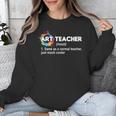 Art Teacher Definition Arts Artist Artistic Graphic For Men Women Girls Kids Unisex Sweatshirt, funny design