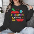 Attendance Matters Teacher Apple For Back To School Unisex Sweatshirt, funny design Attendance Matters Teacher Apple For Back To School Unisex Sweatshirt, funny design
