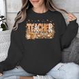 Autumn Pumpkin Thanksgiving Coffee Floral Teacher Fall Unisex Sweatshirt, funny design Autumn Pumpkin Thanksgiving Coffee Floral Teacher Fall Unisex Sweatshirt, funny design