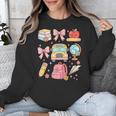 Back To School Coquette Teacher Women Girl Kindergarten PreK Unisex Sweatshirt, funny design Back To School Coquette Teacher Women Girl Kindergarten PreK Unisex Sweatshirt, funny design