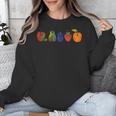 Back To School Cute Hungry Lover Fruits Teacher Unisex Sweatshirt, funny design Back To School Cute Hungry Lover Fruits Teacher Unisex Sweatshirt, funny design