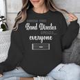 Band Director Shirt Music Teacher Appreciation Unisex Sweatshirt, funny design