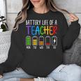 Battery Life Of A Teacher School Teacher Appreciation Unisex Sweatshirt, funny design Battery Life Of A Teacher School Teacher Appreciation Unisex Sweatshirt, funny design