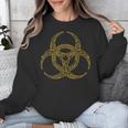 Bioengineering Biology Teacher Toxic Symbol Biohazard For Men Women Girls Kids Unisex Sweatshirt, funny design