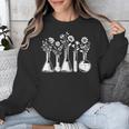 Botanical Beaker Science Teacher Floral Chemistry Lab Week Unisex Sweatshirt, Science Teacher Gifts, funny design