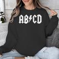 Boys Girls Teachers ABCD Rock Graphic Back To School Unisex Sweatshirt, funny design