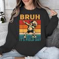 Bruh It's Field Day Teacher Happy Field Day Dabbing Boy Unisex Sweatshirt, funny design