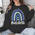 Bulldogs School Mascot Rainbow Teacher Lover Unisex Sweatshirt, funny design Bulldogs School Mascot Rainbow Teacher Lover Unisex Sweatshirt, funny design