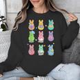 Bunny Reading Books Easter Day Librarian Teacher Book Unisex Sweatshirt, Easter Teacher Gifts, funny design