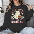 You Can't Scare Me I'm A School Teacher's Aide Halloween Unisex Sweatshirt, funny design