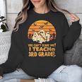 You Can't Scare Me I Teach 3rd Grade Teacher Halloween Men Women Kids Unisex Sweatshirt, funny design