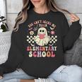You Can't Scare Me I Teach Elementary School Teacher Spooky Unisex Sweatshirt, funny design
