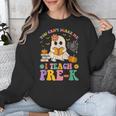 You Can't Scare Me I Teach Pre-k Teacher Halloween Ghost Men Women Kids Unisex Sweatshirt, funny design