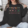 Changing The World One Phoneme At a Time Phonics Teacher Men Women Girls Kids Unisex Sweatshirt, funny design Changing The World One Phoneme At a Time Phonics Teacher Men Women Girls Kids Unisex Sweatshirt, funny design