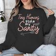 Childcare Provider Daycare Teacher Stole My Sanity Unisex Sweatshirt, funny design