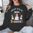 Chillin With My Sped Snowmies Teacher Student Christmas Unisex Sweatshirt, funny design Chillin With My Sped Snowmies Teacher Student Christmas Unisex Sweatshirt, funny design