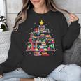 Christmas Library Tree Love Reading Books Nerd Teacher Unisex Sweatshirt, funny design Christmas Library Tree Love Reading Books Nerd Teacher Unisex Sweatshirt, funny design