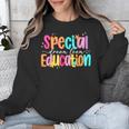 Color Special Education Squad Groovy Dream Team SPED Teacher Unisex Sweatshirt, Groovy Teacher Gifts, funny design Color Special Education Squad Groovy Dream Team SPED Teacher Unisex Sweatshirt, Groovy Teacher Gifts, funny design