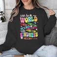 Color The World With Kindness Teacher Back To School Unisex Sweatshirt, funny design