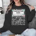 Composition Book Notebook Teachers Matching Group Halloween Unisex Sweatshirt, funny design Composition Book Notebook Teachers Matching Group Halloween Unisex Sweatshirt, funny design