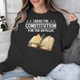 Cool History Teacher Read The Constitution For The Articles Unisex Sweatshirt, History Teacher Gifts, funny design Cool History Teacher Read The Constitution For The Articles Unisex Sweatshirt, History Teacher Gifts, funny design
