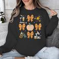 Coquette Bow Fall Science Teacher Stem Teacher Thanksgiving Unisex Sweatshirt, Science Teacher Gifts, funny design