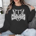 Cougars Teacher Student School Sports Fan Team Spirit Unisex Sweatshirt, funny design Cougars Teacher Student School Sports Fan Team Spirit Unisex Sweatshirt, funny design