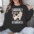 Cow Teacher Lover Unisex Sweatshirt, funny design Cow Teacher Lover Unisex Sweatshirt, funny design