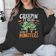 Creepin It Real Monster School Teacher Principal Halloween Unisex Sweatshirt, funny design Creepin It Real Monster School Teacher Principal Halloween Unisex Sweatshirt, funny design