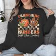 Crunching Numbers Just Like Leaves Pumpkin Fall Teacher Unisex Sweatshirt, funny design Crunching Numbers Just Like Leaves Pumpkin Fall Teacher Unisex Sweatshirt, funny design