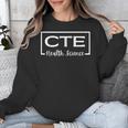 CTE Career And Technical Education -Adults CTE Teacher Health Theme Small Short Sleeve Unisex Sweatshirt, funny design CTE Career And Technical Education -Adults CTE Teacher Health Theme Small Short Sleeve Unisex Sweatshirt, funny design