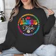 Cultivando Bilingues Dual Language Bilingual Team Teacher Unisex Sweatshirt, funny design