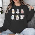 Cute Boo Ghost Reading Books Halloween Librarian Teacher Kid Unisex Sweatshirt, funny design Cute Boo Ghost Reading Books Halloween Librarian Teacher Kid Unisex Sweatshirt, funny design